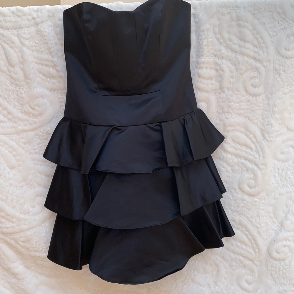 Calvin Klein, size 4, black strapless dress. New with tags.